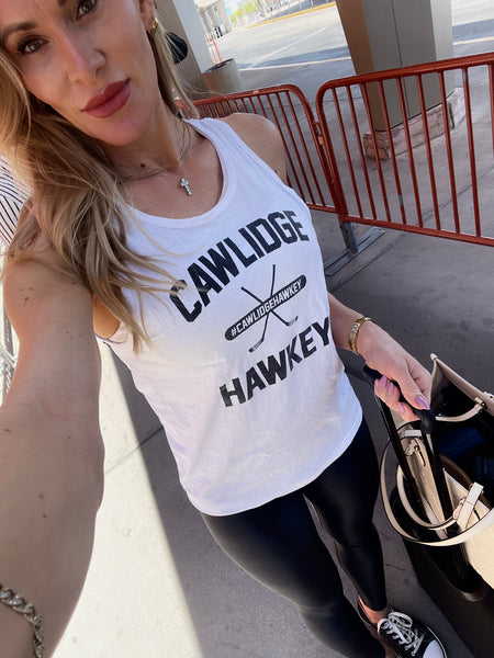 Cawlidge Hawkey Logo Tank (White)